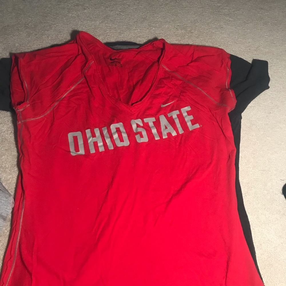 Two Nike Ohio state large shirts